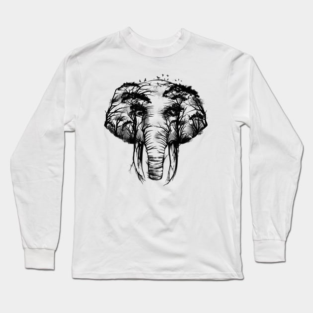 Wild Safari Long Sleeve T-Shirt by DANDINGEROZZ